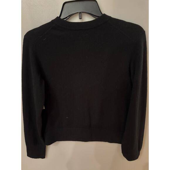 Vince Black Wool & Cashmere Crewneck Sweater - XS - Picture 3 of 5